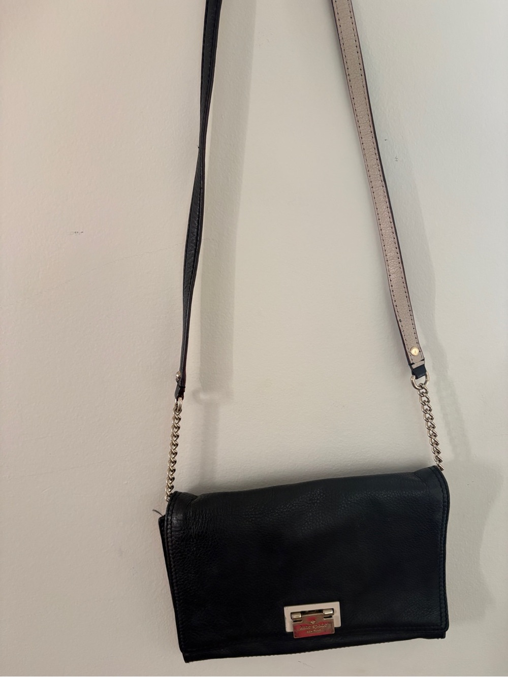 Kate Spade Leather Crossbody Shoulder Bag in Black - Classic Women's Bag